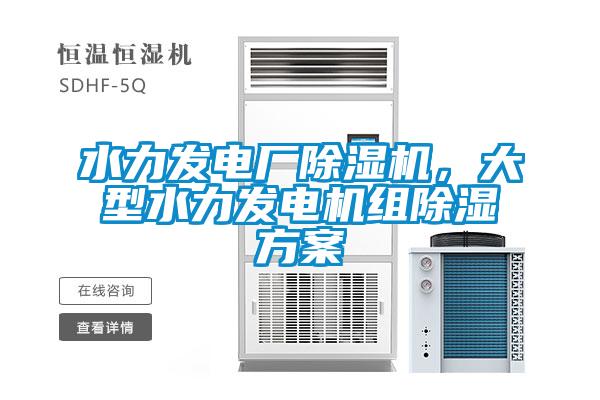 水力發(fā)電廠除濕機，大型水力發(fā)電機組除濕方案