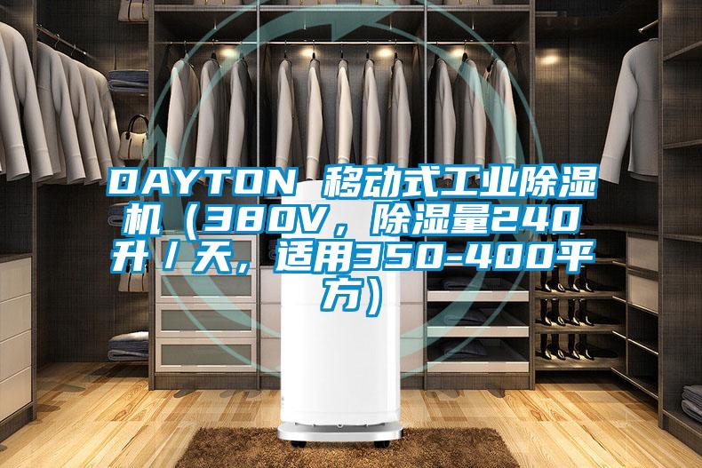 DAYTON 移動(dòng)式工業(yè)除濕機(jī)（380V，除濕量240升／天，適用350-400平方）