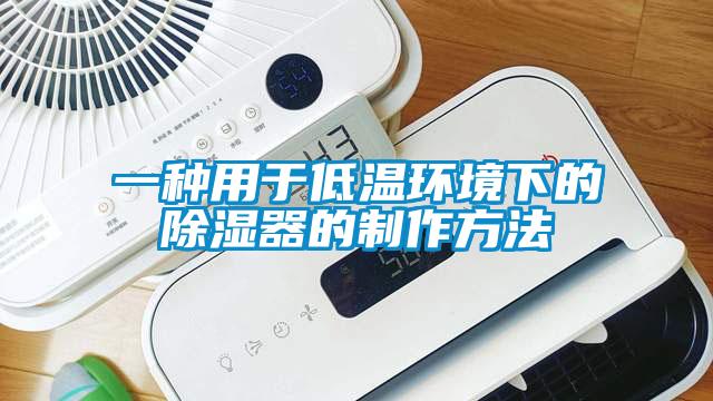 一種用于低溫環(huán)境下的除濕器的制作方法