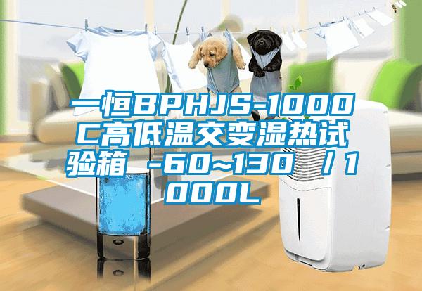 一恒BPHJS-1000C高低溫交變濕熱試驗箱 -60~130℃／1000L