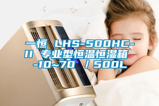 一恒 LHS-500HC-II 專(zhuān)業(yè)型恒溫恒濕箱 -10~70℃／500L