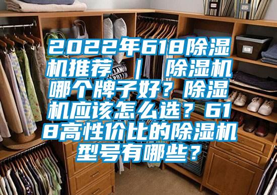 2022年618除濕機推薦 ｜ 除濕機哪個牌子好？除濕機應該怎么選？618高性價比的除濕機型號有哪些？