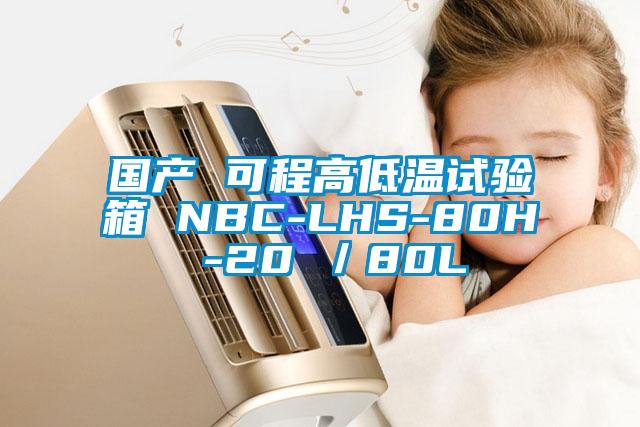 國產(chǎn) 可程高低溫試驗(yàn)箱 NBC-LHS-80H -20℃／80L