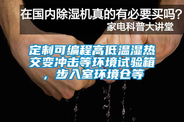 定制可編程高低溫濕熱交變沖擊等環(huán)境試驗(yàn)箱，步入室環(huán)境倉(cāng)等