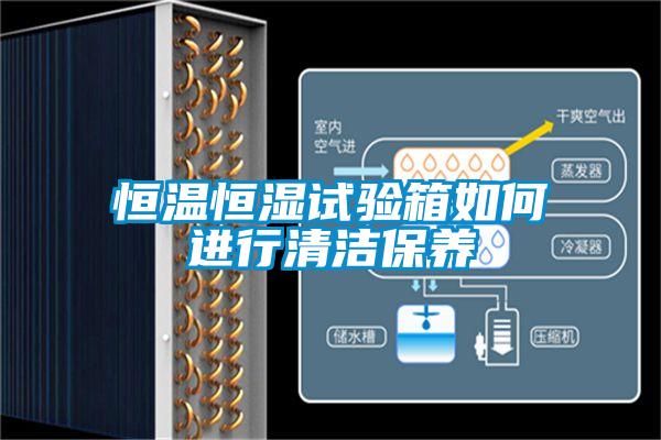 恒溫恒濕試驗箱如何進行清潔保養(yǎng)