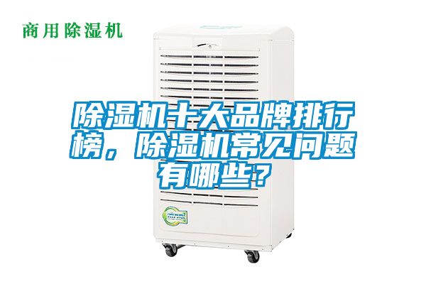 除濕機(jī)十大品牌排行榜，除濕機(jī)常見問題有哪些？