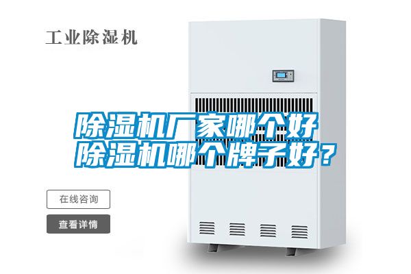 除濕機廠家哪個好 除濕機哪個牌子好？