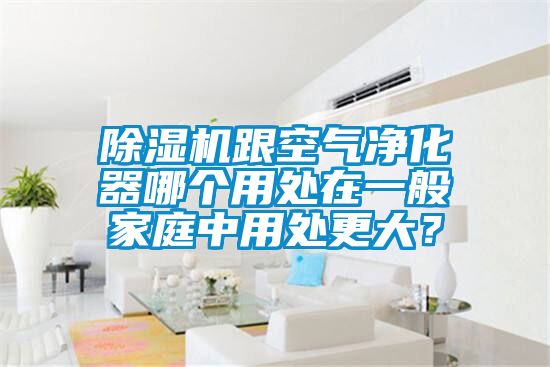 除濕機跟空氣凈化器哪個用處在一般家庭中用處更大？